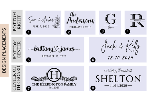 Personalized Olive Wood Live Edge Charcuterie Board