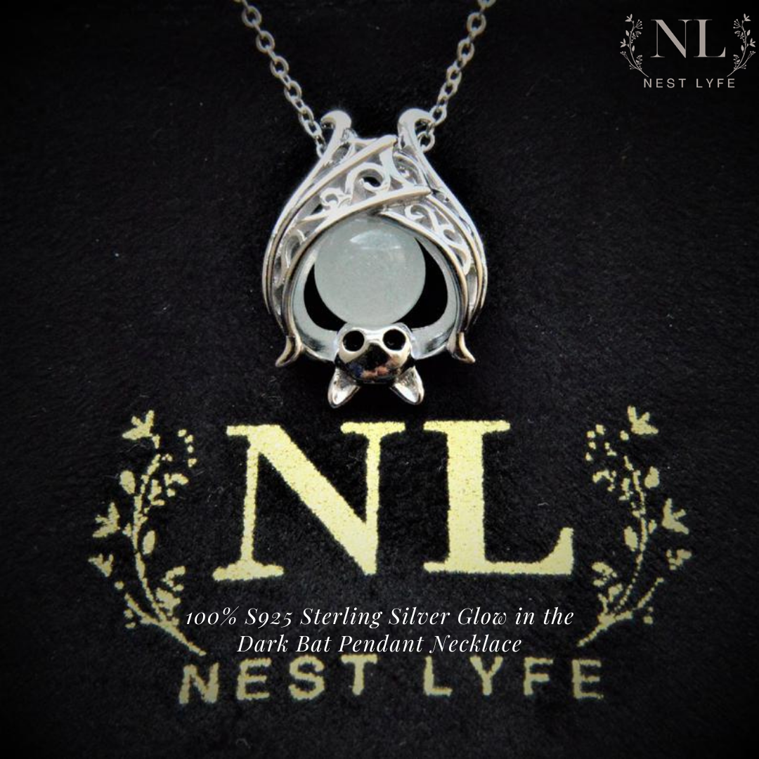 Glow in the Dark Bat pendant