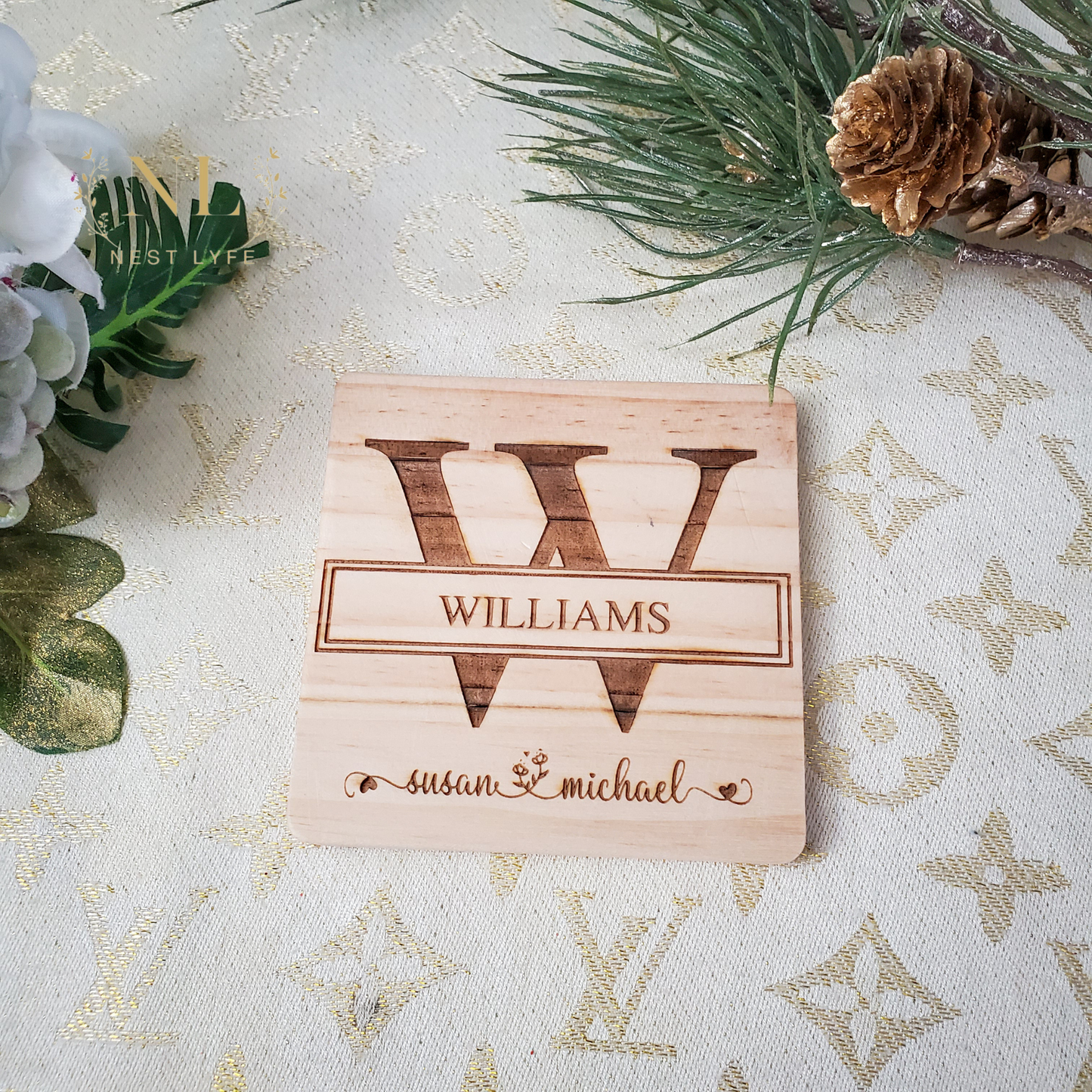 Personalized Wood Coaster