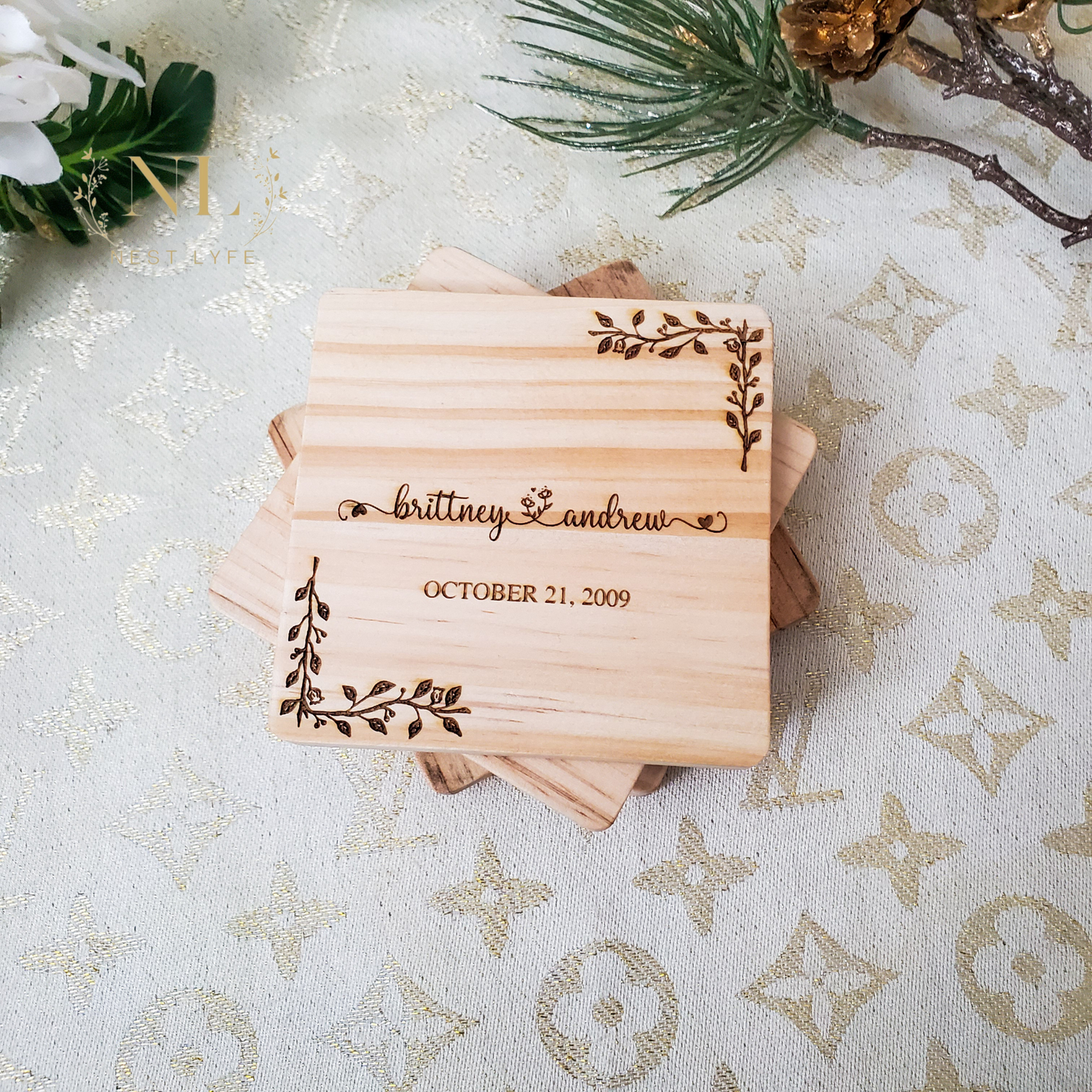 Personalized Wood Coaster