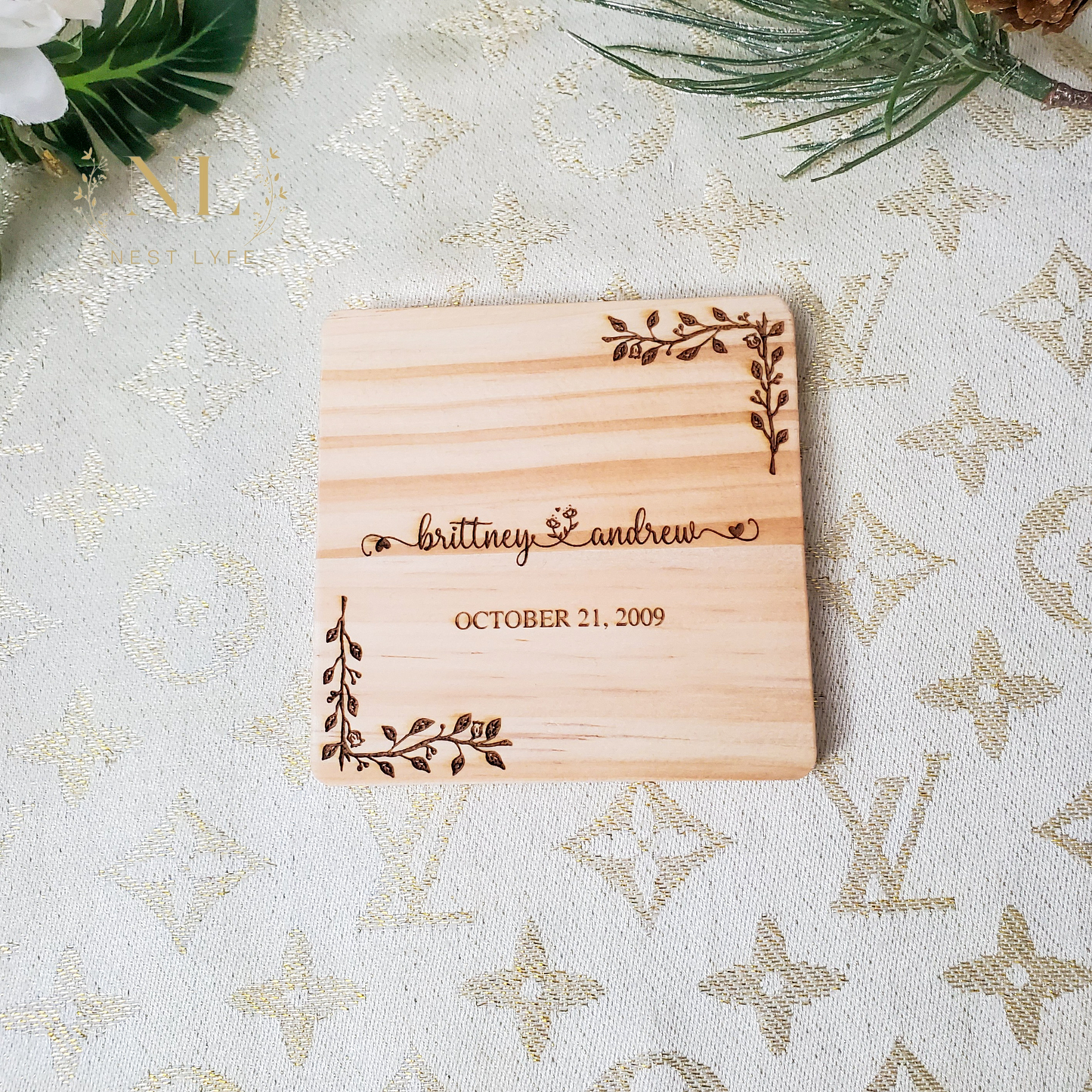 Personalized Wood Coaster