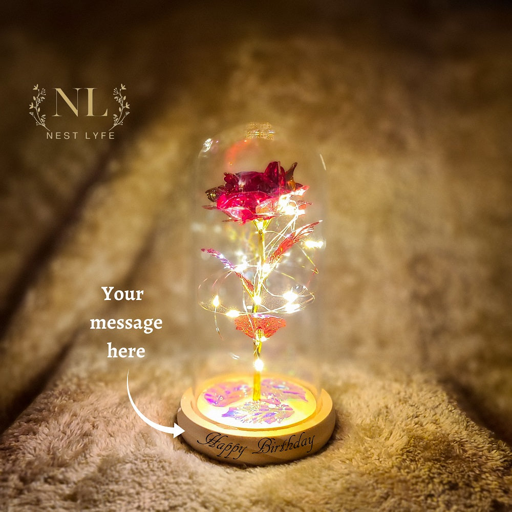 Shimmering Petals Personalized Galaxy Roses