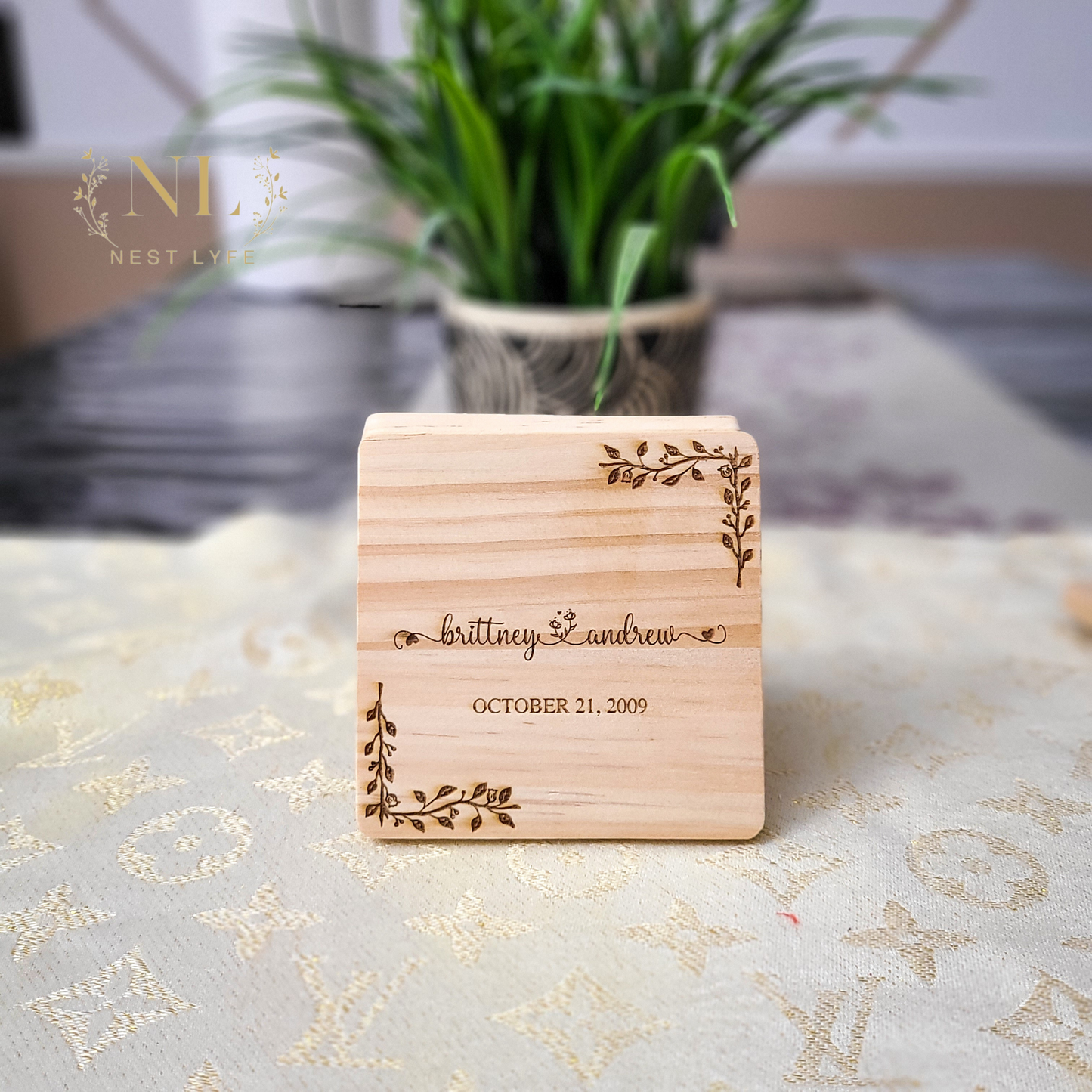Personalized Wood Coaster