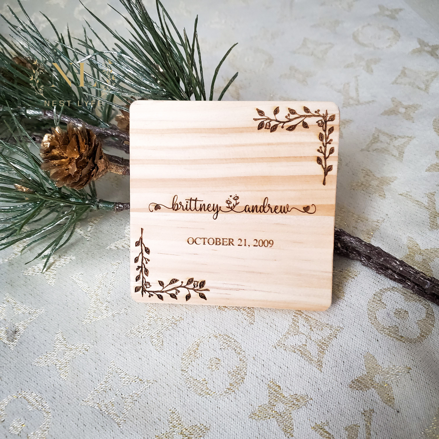 Personalized Wood Coaster