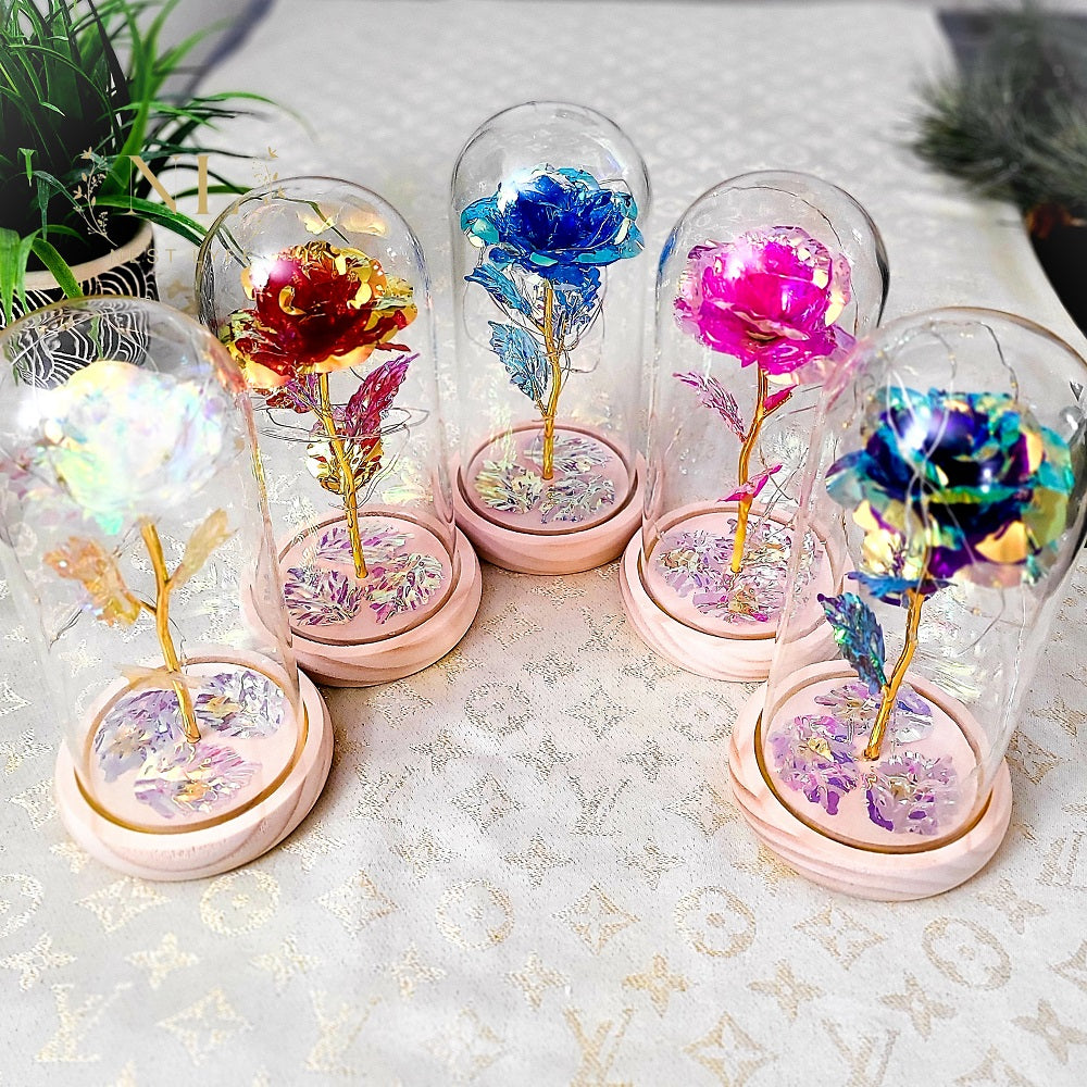 Shimmering Petals Personalized Galaxy Roses