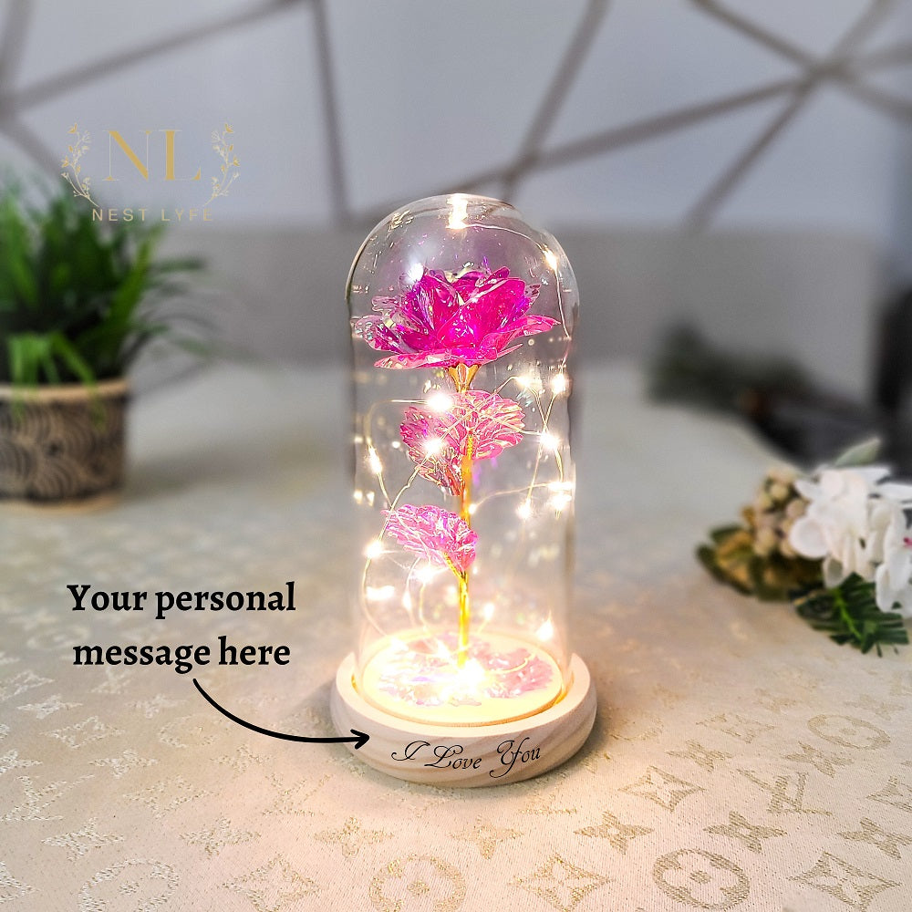 Shimmering Petals Personalized Galaxy Roses
