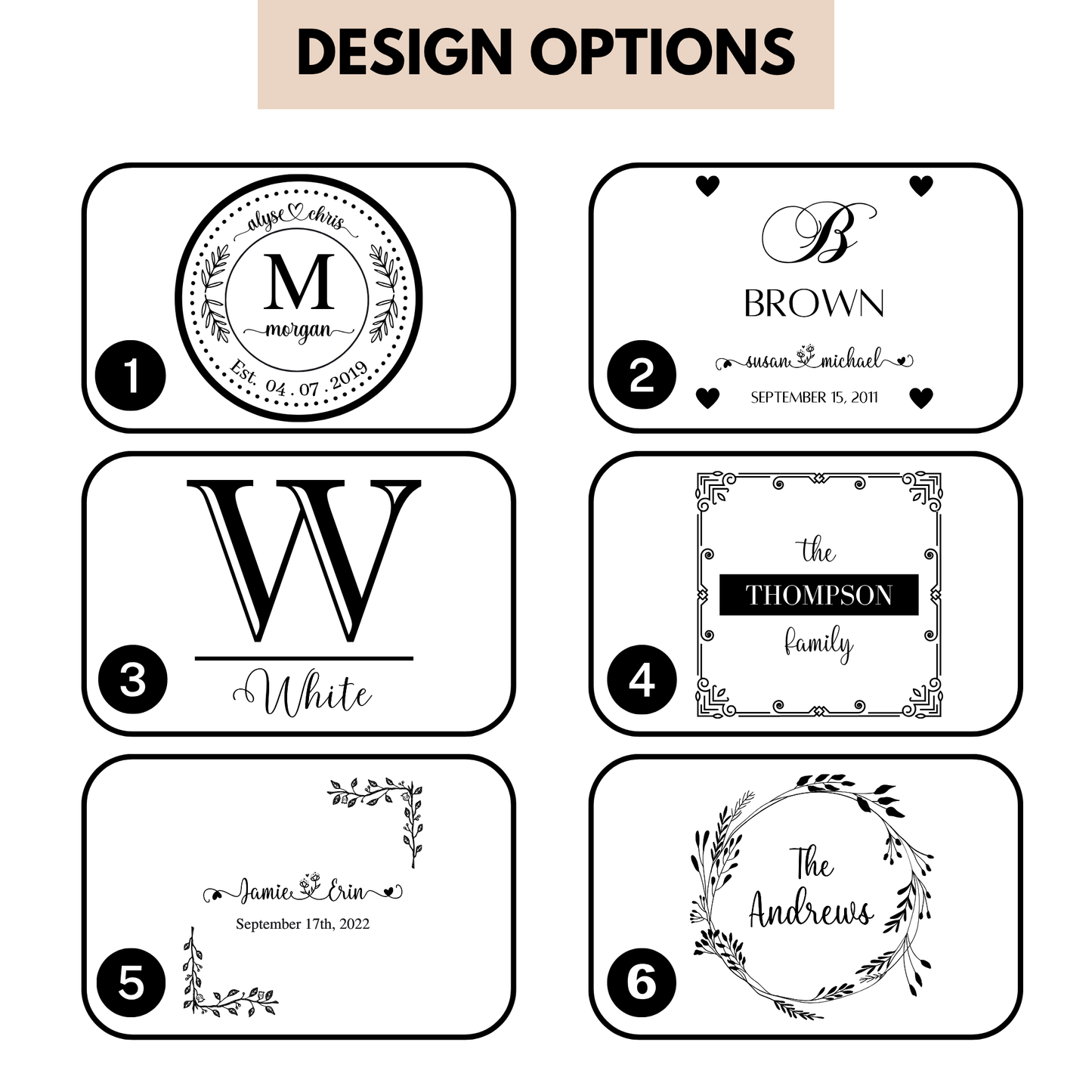 Personalized Wood Coaster