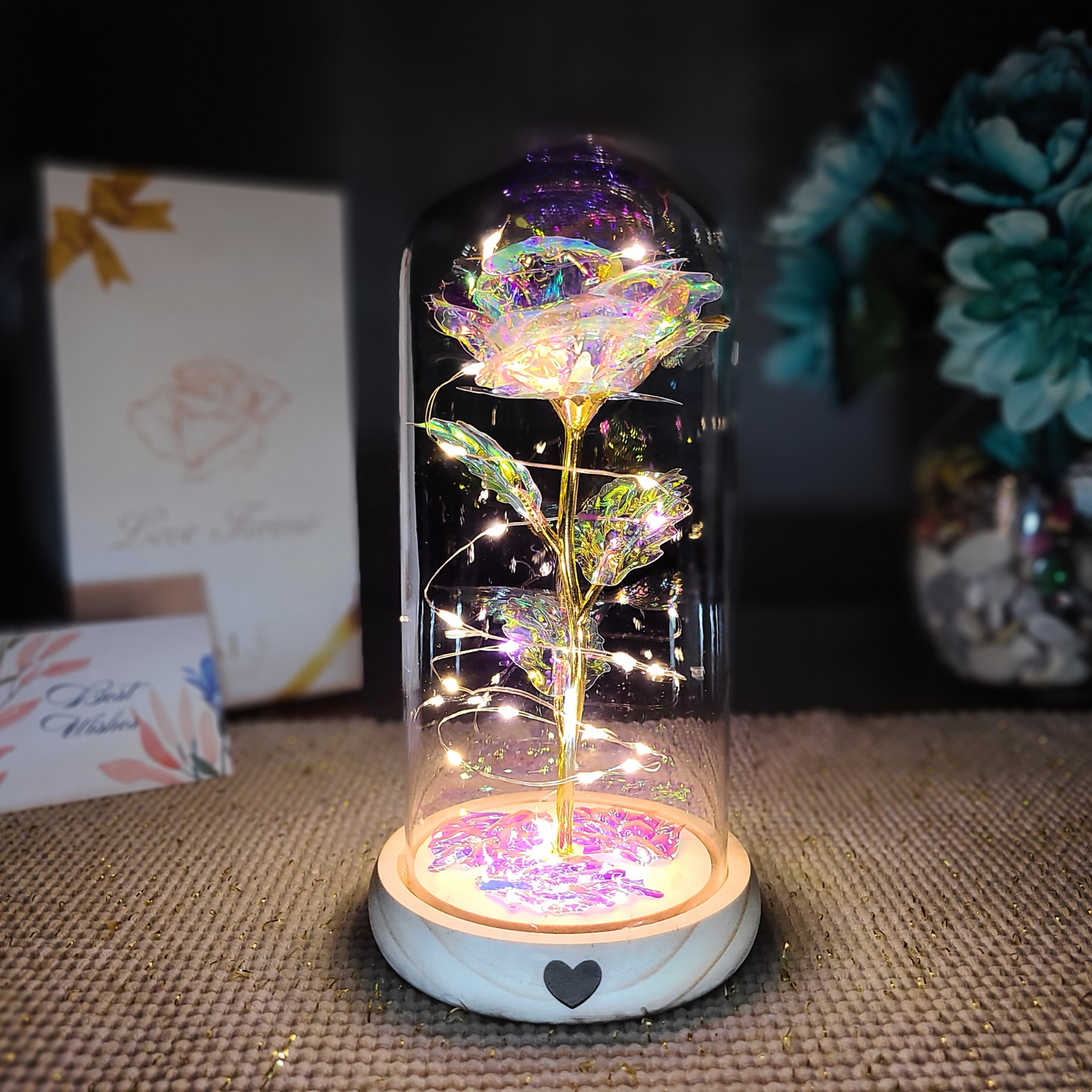 Shimmering Petals Personalized Galaxy Roses