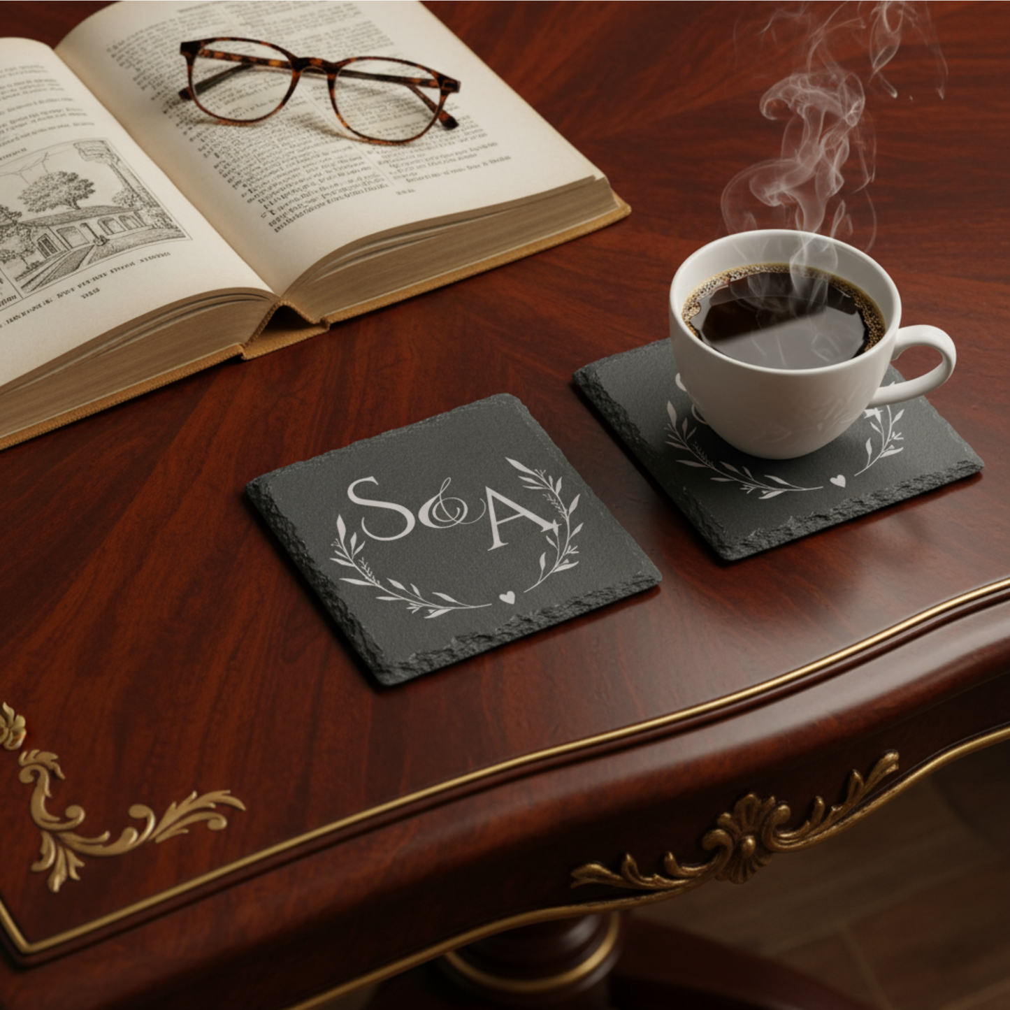 Personalized Slate Coasters
