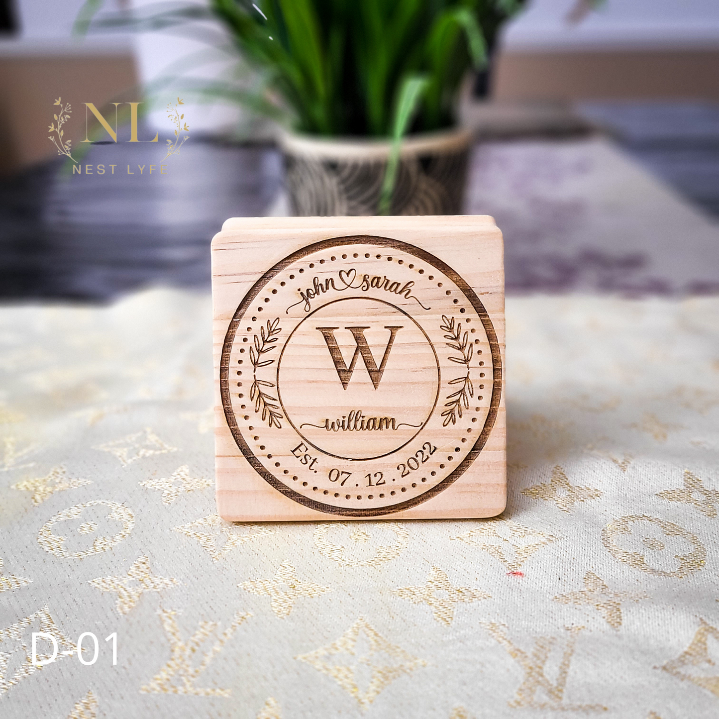 Personalized Wood Coaster